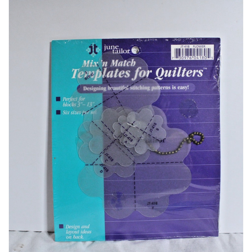 June Tailor Mix N Match Templates for Quilters Quilting Lot of 3 Quilting Tool - Picture 4 of 5